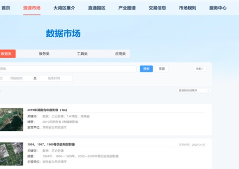 “数据市场」佚式开明，湖南天然资源全身分市场再添重要拼图