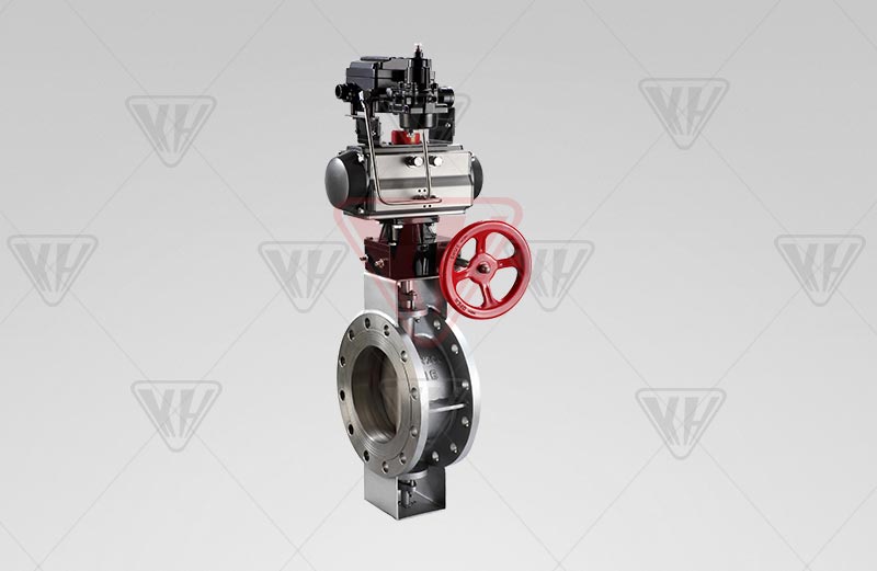 Pneumatic butterfly valve